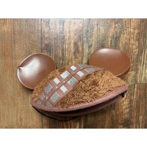 Disney World STAR WARS Chewbacca Furry Mickey Mouse Ears Hat  Adult